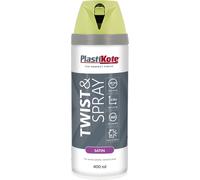 Plastikote Peinture Spray Finition Satinée Durable 400ML