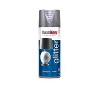 PlastiKote Spray Effet Pailleté, Argent, 400ml