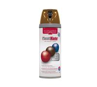PlastiKote Twist & Spray Peinture Brillante, Marron Châtaigne, 400ml