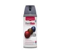 PlastiKote Twist & Spray Peinture Mate Gris, 400ml
