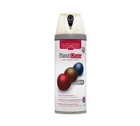 PlastiKote Twist & Spray Peinture Satin Porcelaine, 400ml