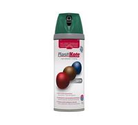 PlastiKote Twist & Spray Peinture Satin Vert Chasseur 400ml