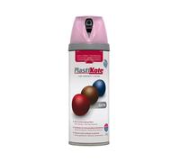 PlastiKote Twist & Spray Peinture Satinée - Cameo Pink, 400ml