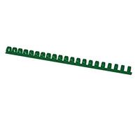 Plastikowe grzbiety do bindowania A4 14mm 100 sztuk zielone