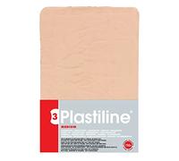 Plastiline 7255T - Plaque de Plastiline - Pâte à Modeler, Haute Précision - Modeler, Sculpter, Mouler - Dureté 3 (medium) - 750g - Teinte Rose de Naples. Fabriqué en France