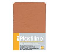 Plastiline 7340T - Plaque de Plastiline - Pâte à Modeler, Haute Précision - Modeler, Sculpter, Mouler - Dureté 1 (très souple) - 750g - Teinte Ocre Rouge. Fabriqué en France