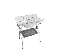 Plastimyr Baignoire bidet pliable Motif étoiles blanc