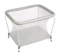 Plastimyr Caperucita - Parc rectangulaire + tapis de jeu. Parc pour bébé avec des bordures rembourrées, facile à nettoyer et compact.