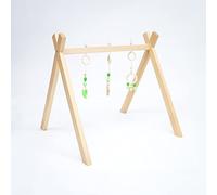 Plastimyr - Chaise haute pour bébé - Siège inclinable 3 positions - Pliable - Gymnase d'activités en bois - Design novateur et élégant