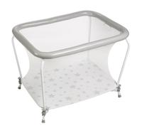 Plastimyr Parc Rectangulaire Bébés ESTRELLAS Blanc - Sécurité, format pratique, pliable, facile à nettoyer.