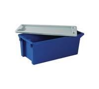 Industrial Quality Supplies Couvercle L300xl200mm gris polystyrène adapté au bacs gerbables-emboîtables Quantité:1