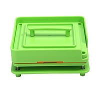 Plastique 100 trous support de capsules, 0 # Vert Capsule Poudre plaque de remplissage manuel Remplissage machine Outil Vert