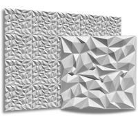 Plastique 3D panneaux muraux décoration murale panneaux de plafond plaques panneaux stickers muraux PVC (0,25qm)