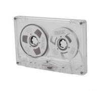 Plastique ABS pour cassette vierge d'enregistrement 50 minutes en plastique | 50 min pour une capacité totale, enregistrement double face, qualité audio claire, idéal pour la musique et la voix
