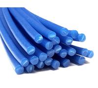 Plastique baguettes de soudure PE-HD Bleu (RAL5005) 4mm Ronde 25 Barres HDPE