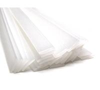 Plastique baguettes de soudure PE-HD Naturel 8x1mm Plat 25 Barres HDPE