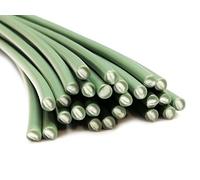Plastique baguettes de soudure PE-HD Vert (RAL6011) 4mm Ronde 25 Barres HDPE