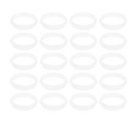 Plastique Blanc Anneaux de Tunnel 20 Pièces pour Hamster | Pièces de Remplacement pour Cages de Petits Animaux, Design Flexible, Nettoyage Simple, Installation Rapide