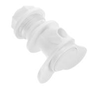 Plastique Blanc Robinet D’eau à Bouton-poussoir pour Refroidisseur | Pièce de Rechange, Diamètre de Vis 15mm, Bouchon Anti-poussière, Installation Rapide