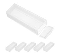 Plastique Boîte à Lames de Microscope 5 Emplacements, 6 Pièces | Résistante à L’humidité, Accès Rapide, Format Compact, pour Hôpitaux et Laboratoire