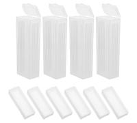 Plastique Boîte à Lames de Microscope Transparent 10 Pièces | Rangement Sécurisé pour Lames D’échantillons, Léger et Pratique, Usage en Pathologie et Biologie
