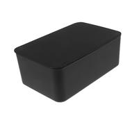 Plastique Boîte de Rangement Noir pour Lingettes Humides | Entretien Facile, Usage Maison Cuisine, Mécanisme de Distribution, Style Moderne Minimaliste