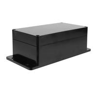 Plastique Boîtier de Jonction Extérieur Étanche Noir pour Câbles | Protection Solaire, Isolation Chocs, Usage Extérieur, Raccordement pour Lampes Tunnel LED