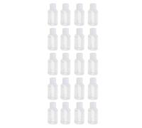 Plastique Bouteille Vide de Voyage à Clapet 20 Pièces 50ml | Distribution Contrôlée, Format Transparent Compact, pour Gel Visage Vitaminé et Gel, Voyages en Avion