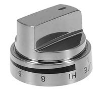Plastique Bouton de Four de Remplacement pour Réglage Argenté | Pièce de Réparation, Usage Polyvalent, Compatible Divers Fours et Cuisinières, Résistant à Chaleur