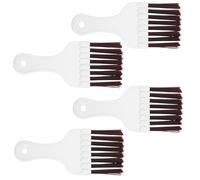 Plastique Brosse Blanc Pièces de Nettoyage 4 Condenseur | Conception Multifonction Réutilisable, Tête Souple et Flexible, pour Réfrigérateur et Systèmes Hvac