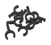 Plastique Clip de Fixation Noir, 8 Pièces pour Poche de Glace | Large Pince, Corps Élargi, Serrage Ferme, Réglage Rapide, pour Athlètes et Bureau, Compresses Froides