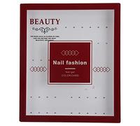 Plastique de vernis à ongles Book Nail Gel Color Rangement Rack pour les artistes clous artisans
