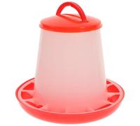 Plastique Distributeur D'aliments à Gravité pour Poulets 1,5 L | Compartiments Multiples, Protection Solaire, Surface Lisse, pour Poulailler, Usage Domestique, Oies