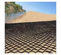 Plastique durable de 2 x 9 m pour stabilisation du sol et du gravier - Maille de soutien de sol robuste pour renforcement des remblais et des barrages dans les projets de construction
