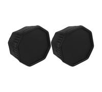 Plastique Embout de Raquette de Badminton Noir G4 2 Pièces | Pièce de Remplacement pour Poignée, Protège L’extrémité, Usage Entraînement, Maintenance Rapide