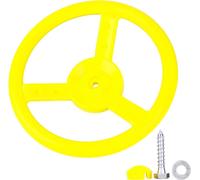 Plastique en plein air aire de jeux petit volant jouets balançoire ensemble d'accessoires (jaune)