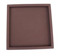 Plastique Épais Imitation Ciment, Soucoupe Carrée pour Pot de Fleur | Fond Antidérapant, Usage Intérieur pour Protéger le Sol, Lot de 1, Adaptée aux Bacs et Pots en Terre Cuite