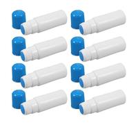 Plastique Flacons Applicateurs Éponge Bleu, 30ml, Lot de 8 | Embout Souple et Corps Transparent, Doseur à Presser, Usage Précis pour Lotions, Sérums et Colle