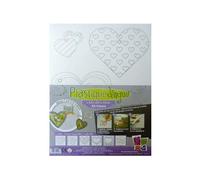 Plastique fou 2 feuilles Coeurs + 6 porte-clés