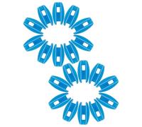 Plastique Isolateur de Clôture Électrique 14mm 24 Pièces | Isolation Électrique, Entretien Réduit, Prise en Main Facile, Installation Adaptable, pour Clôtures Agricoles et Bétail