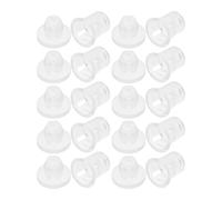 Plastique Kit et Écrous Transparent 10 Pièces D'entretoise Vis | Vis pour Abattant Wc, Fixation Murale, Installation Facile, Usage sur Verre et Enseignes