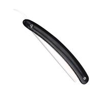 Plastique Noir Support de Rasoir Droit Pliable pour Hommes | Portable, Léger et Gain de Place, pour Barbe, Pattes, Usage Barbier, Idée Présent Fête des Pères Couleur Aléatoire