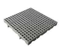 Plastique Palette Emboîtable, Palette De Ventilation À Grille, Épissé Imperméable Résistant À L'usure Nourriture Coussin De Rangement Pour La Cuisine Supermarché Garage Extérieur ( Color : Brown , Siz