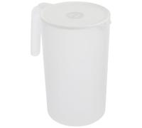 Plastique Pichet Couvercle Boissons et Poignée avec 2500ml | Anti-, Ouverture par Pression, Grosse Ouverture, Blanc, pour Pique-niques et Dîner de Thanksgiving
