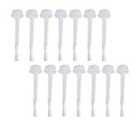 Plastique Pinceau à Vernis à Ongles Blanc, Lot de 50 Pièces | Flacons de Vernis et Top Coat, Usage Salon Professionnel, Application Fluide, Création de Motifs