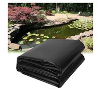 Plastique polyéthylène, Membrane de piscine en caoutchouc noir for poissons de jardin Koi, for étangs extérieurs, doublure d'étang, sous-couche robuste, doublures préformées(10x10m(32.8x32.8ft))