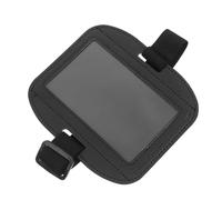Plastique Porte-badge de Brassard D'identification Noir Horizontal | Fenêtre Transparente, Sangle Réglable Cordon, Maintien Sûr pour Cartes et Accès en Mouvement