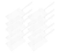 Plastique Porte-badge Double Face Horizontale Transparent, avec Lanière | Protège les Cartes D’identité et Titres de Transport, Nettoyage Facile, pour Étudiants, Soignants, Salons et Centres