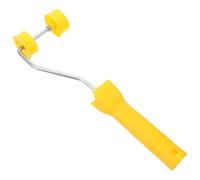 Plastique Porte-rouleau à Peinture Réglable Jaune pour Plafond | Compatible Rouleaux 38mm, Poignée Simple, Support Pratique, Usage Polyvalent pour Grandes Surfaces