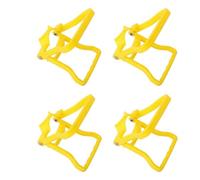 Plastique Porte-Seau Jaune 4 Pièces à Économie D'énergie | Rangement Compact, Poignée Ergonomique, Levage Facile des Charges Lourdes, Usage Maison et Autres Lieux